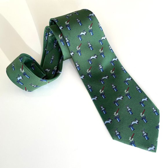 Hermes - Vintage Rabbit in Hat - Silk - Picture 3 of 4